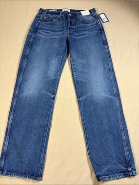 Universal Thread Mid-Rise Boyfriend‎ Tapered Leg Jeans Medium Wash 4L NWT